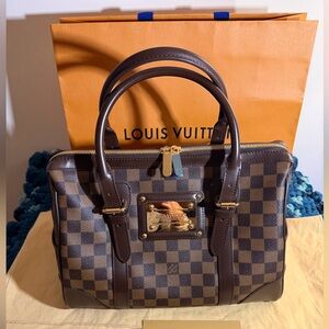 Louis Vuitton Dark Brown Checkered Satchel